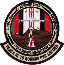 175th Maintenance Group Operation ENDURING FREEDOM 2012
