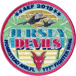 177th Fighter Wing Air Expeditionary Force 2019
Deployed to Homestead ARB, FL.
