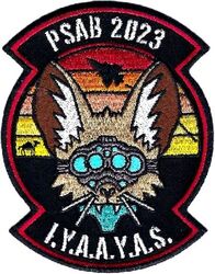 177th Maintenance Squadron Munitions Flight Deployed 2023
PSAB= Prince Sultan AB, Saudi Arabia.
I.Y.A.A.Y.A.S.= If You Ain't Ammo You Ain't Shit.

