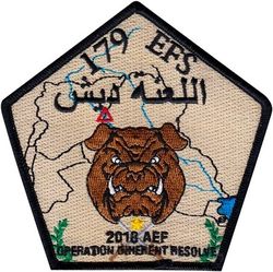 179th Expeditionary Fighter Squadron Operation INHERENT RESOLVE 2018
Keywords: Desert