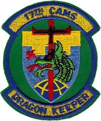 17th Consolidated Aircraft Maintenance Squadron 
UK made.
