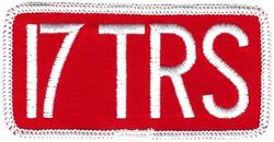 17th Tactical Reconnaissance Squadron 
Hat patch, German made.
