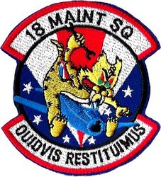 18th Maintenance Squadron
Japan made.
