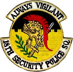 18th Security Police Squadron
Okinawan made.
