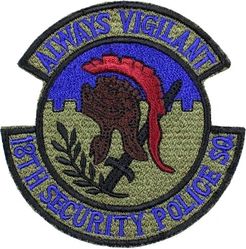 18th Security Police Squadron
Japan made.
Keywords: subdued