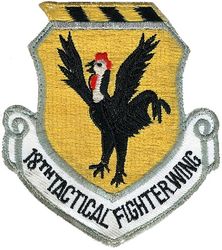 18th Tactical Fighter Wing
Fully embroidered.
