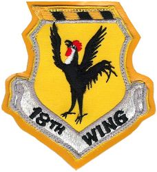 18th Wing
Korean made, sewn to leather.
