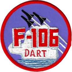 194th Fighter-Interceptor Squadron F-106
Darker, almost lavender background. Taiwan made.

