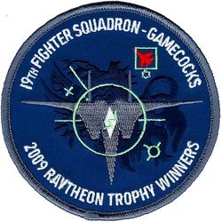 19th Fighter Squadron Raytheon Trophy Winners 2009
F-15 aircraft.
