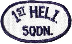 1st Helicopter Squadron
Hat patch.
