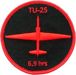 1st Reconnaissance Squadron TU-2S 6.9 Hours 
The TU-2S is the two seat training version of the U-2.
