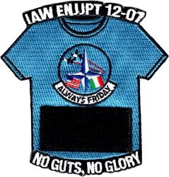 Class 2012-07 Euro-NATO Joint Jet Pilot Training
Small piece of Velcro on front of patch allowed for various tabs to be attached as desired.
