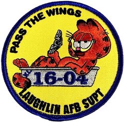 Class 2016-04 Specialized Undergraduate Pilot Training
Keywords: Garfield
