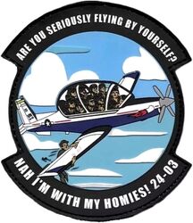 Class 2024-03 Joint Specialized Undergraduate Pilot Training
Keywords: PVC