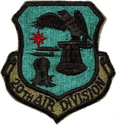 20th Air Division
Keywords: subdued