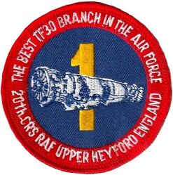 20th Component Maintenance Squadron Propulsion Branch Morale
F-111 engine maintenance award.

