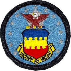 20th Tactical Fighter Wing
Sewn to Naugahyde as worn, Japan made.
