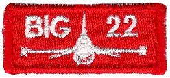 22d Fighter Squadron F-16 Pencil Pocket Tab
