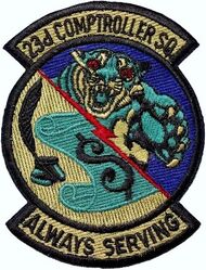 23d Comptroller Squadron
Keywords: subdued