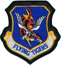 23d Fighter Group 
Sewn into leather.
