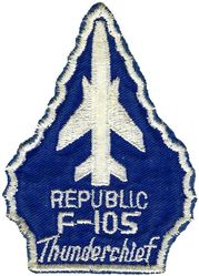 23d Tactical Fighter Squadron F-105 
German made.
