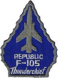 23d Tactical Fighter Squadron F-105 
German made.
