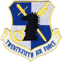 25th Air Force
Twenty-Fifth Air Force (25 AF), was a numbered air force (NAF) within the United States Air Force, and served as the Air Force's premier military intelligence organization. Active 2014-2019.
