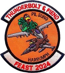 25th Fighter Squadron and 36th Fighter Squadron Feast 2024 Morale
Korean made.
