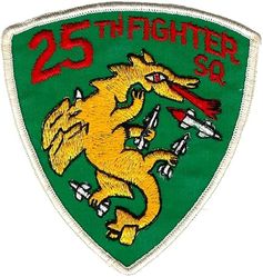25th Tactical Fighter Squadron
Most likely used between 65-68 before deploying to Thailand. US made.
