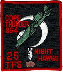 25th Tactical Fighter Squadron Exercise COPE THUNDER 1986-4
First version, Korean made.
