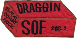 25th Tactical Fighter Squadron Supervisor of Flying Morale
The brick refers to the portable radio you had to have at all times while on SOF duty. 268.1 was the frequency. Korean made.
