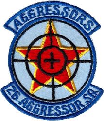 26th Aggressor Squadron
In 1988 the F-5Es from the 26th Aggressor Squadron at Clark AB were grounded due to cracks in the longerons. The original plan was to replace the jets with F-16s and move the squadron to Kadena. The F-16s would not arrive for 18 months however, so to prevent the squadron from getting deactivated they came up with the “ride sharing program" which took place at Kadena AB and involved four F-5E Aggressor pilots who re-qualified to the F-15. They borrowed F-15s from all three Kadena squadrons. Unfortunately, they pulled the plug after a year. Korean made on twill.
