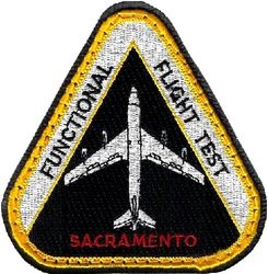 2874th Test Squadron KC-135 Functional Flight Test
Also used when the 2874th TESTS was renumbered the 337th TESTS. Sewn to leather.
