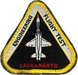 2874th Test Squadron T-38 Flight Test
Also used when the 2874th TESTS was renumbered the 337th TESTS. Sewn to leather.
