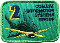 2d Combat Information Systems Group Headquarters Personnel
Yellow bolts used for HQ personnel. Hat patch.
