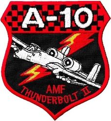 303d Fighter Squadron A-10
AMF= Adios Mother Fucker. Korean made.
