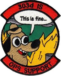 303d Intelligence Squadron Operations Support Morale
Korean made.
