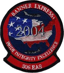 306th Expeditionary Airlift Squadron BANNER EXPRESS 2004 
Attached to the 89th Airlift Wing at Joint Base Andrews, Maryland, the squadron operates with approximately 60 maintenance and 20 operations personnel in support of four to ten transient C-17 Globemaster III aircrew and aircraft. The squadron is traditionally activated in support of a presidential re-election campaign with a mission of presidential airlift logistical support. Aircraft and personnel are propositioned to support an expected surge in airlift requirements while seeking to minimize the overall cost for airlift.
