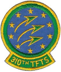 310th Tactical Fighter Training Squadron 
First version, larger and darker blue than following versions.
