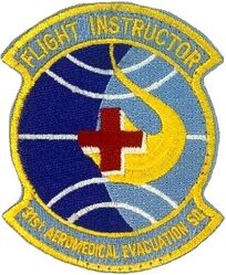31st Aeromedical Evacuation Squadron Flight Instructor
