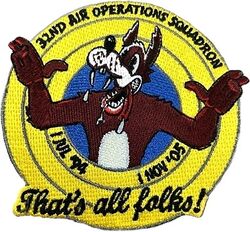 32d Air Operations Squadron Inactivation

