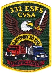 332d Expeditionary Security Forces Squadron Commercial Vehicle Search Area
