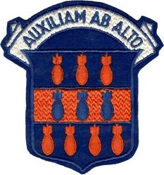 334th Bombardment Group
Trained replacement B-25 crews for combat. WW 2 era, on felt.
