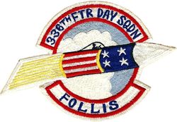 336th Fighter-Day Squadron 
Large chest patch, Japan made.
