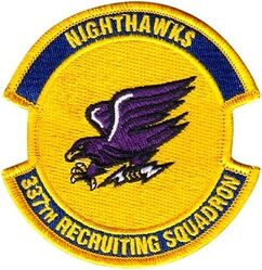 337th Recruiting Squadron
The 337th RCS includes 88 active duty and seven civilian personnel, 36 recruiting offices, three Military Entrance Processing Stations and an area of operation that is 64,000 square miles in North and South Carolina.
