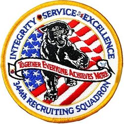 344th Recruiting Squadron Morale
The 344th RCS covers a 106,000 square-mile area that includes: Texas, Louisiana, Arkansas, and the southern edge of Oklahoma.
