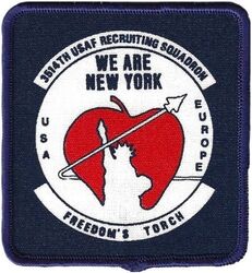 3514th USAF Recruiting Squadron
Silkscreened patch.
