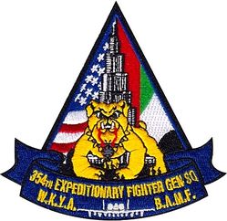 354th Expeditionary Fighter Generation Squadron CENTCOM Deployment 2023-2024
Deployed to Al Dhafra AB, UAE in Oct 2023-Apr 2024.
W.K.Y.A.=We'll kick your ass
B.A.M.F.= Bad ass mother fuckers
