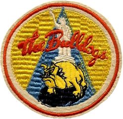 354th Fighter Squadron
Orlando AAB, FL, 12 November 1942; Zephyr Hills AAF, FL, 30 January 1943; Norfolk Municipal Airport, VA, 18 February 1943; Philadelphia Municipal Airport, PA, 4 March 1943; Millville AAF, NJ, 5 May - 16 June 1943; RAF Steeple Morden, UK, 6 July 1943; Gablingen, Germany, 17 July 1945; Schweinfurt, Germany, 15 April 1946; Mitchel Field, NY, 1 August – 20 November 1946. WW 2 era on felt.
