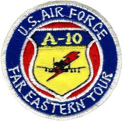 355th Tactical Fighter Wing A-10
Deployment to PACAF for A-10 familiarization and preparation for 25 TFS A-10 operations in very early 1980s. Korean made.
